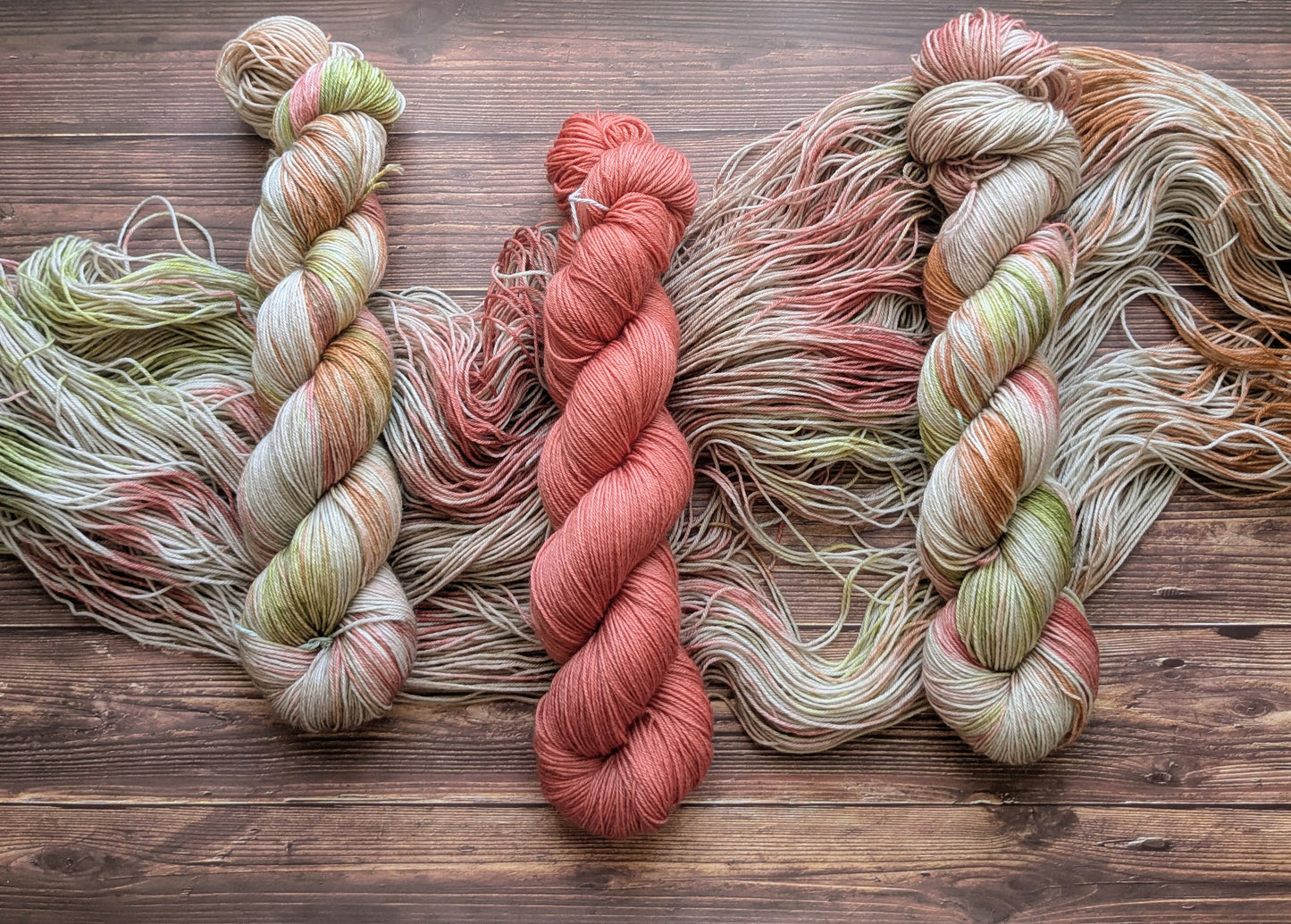 Lyl sock Merinos/nylon - fingering - Coloris Cactus et Argile