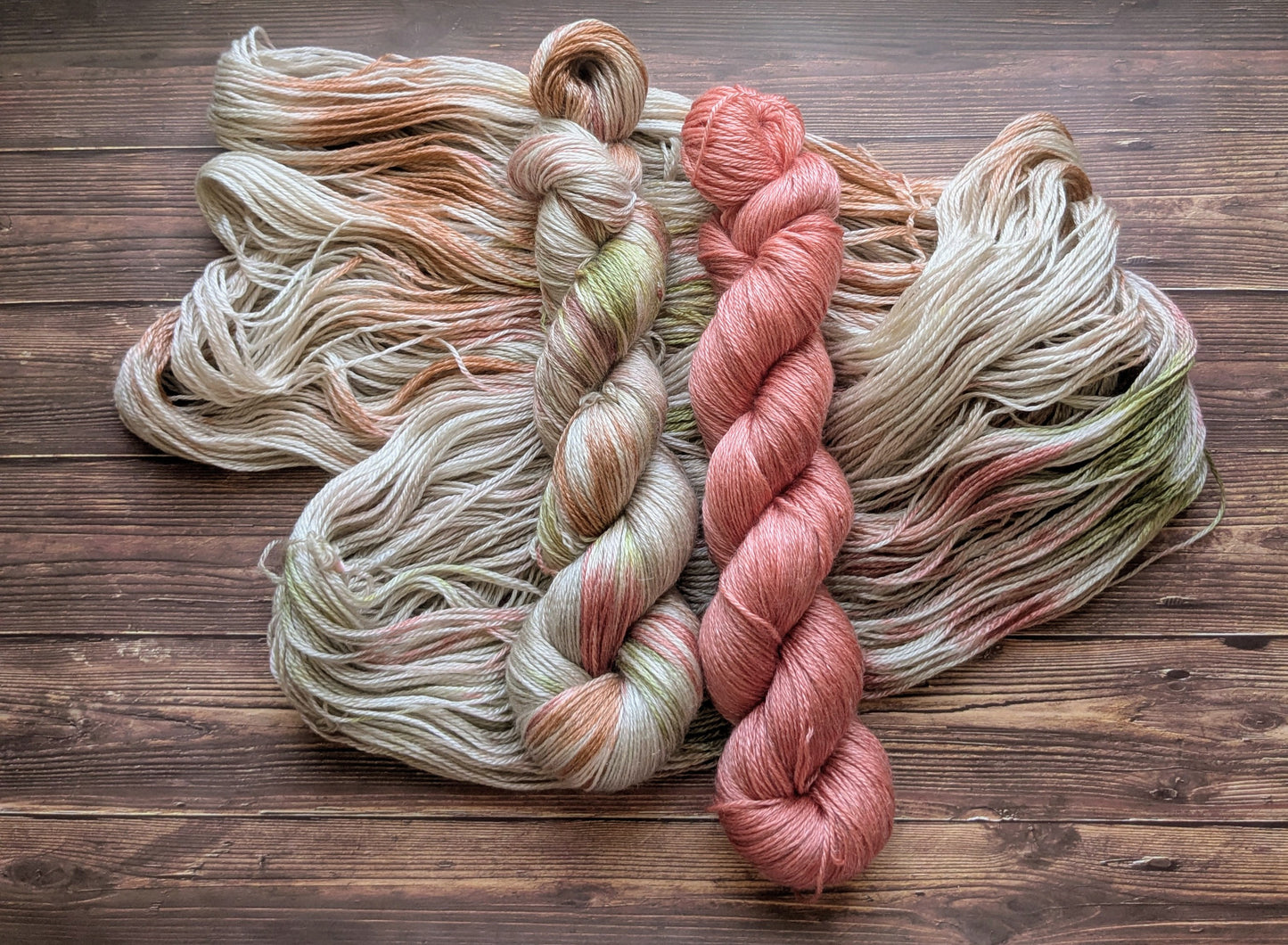 Echeveau Lyl Sunshine Tencel Merino – Fingering – Coloris Cactus/Argile