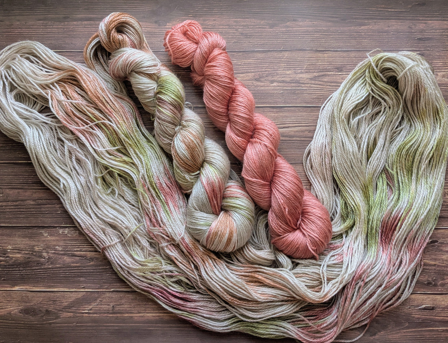 Echeveau Lyl Sunshine Tencel Merino – Fingering – Coloris Cactus/Argile
