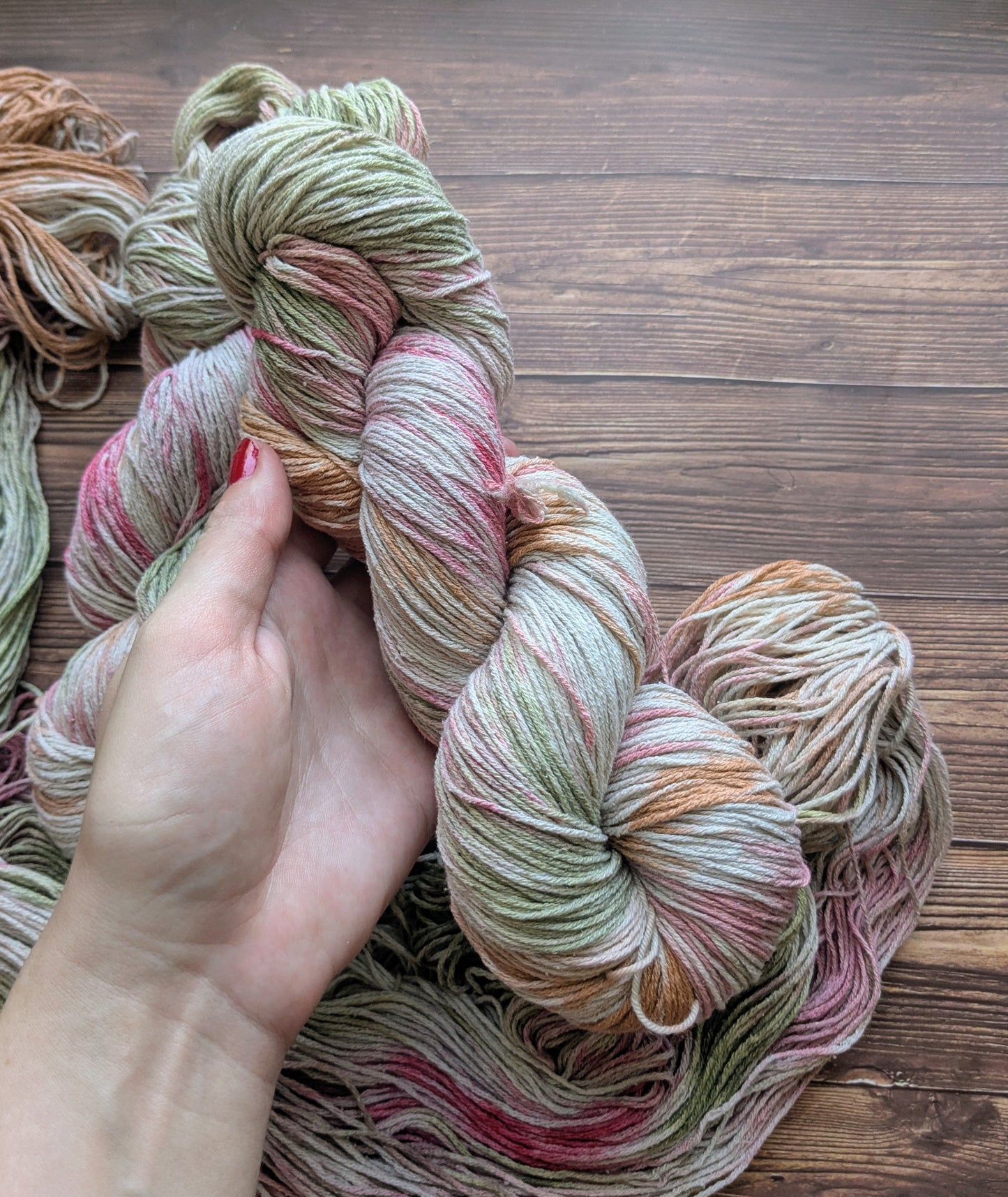 Echeveau Lyl Natural Silk bourette de soie - Fingering -  Coloris Cactus/Argile