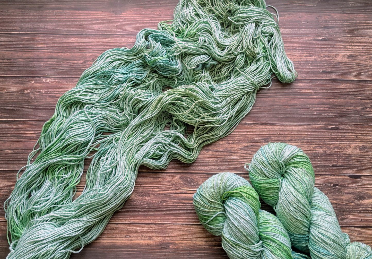 Echeveau Lyl Natural Silk bourette de soie - Fingering -  Coloris Bambou