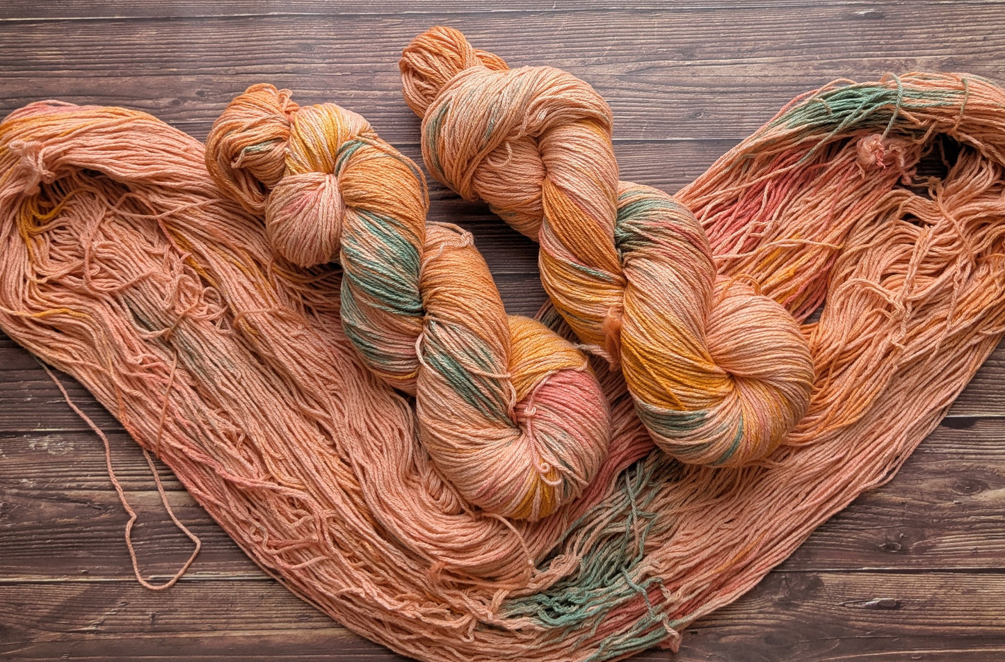 Echeveau Lyl Natural Silk bourette de soie - Fingering -  Coloris Orangerie