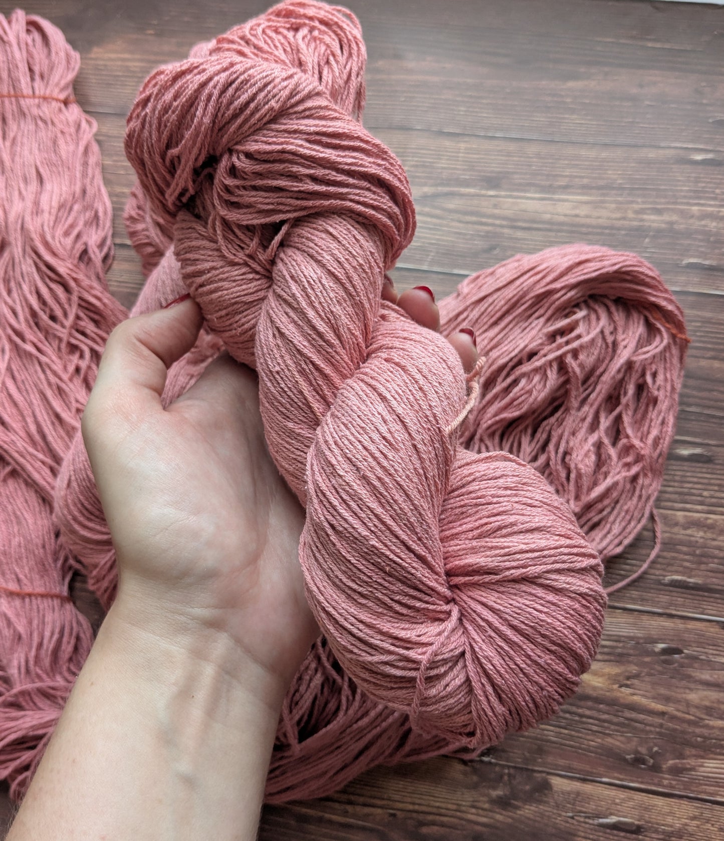 Echeveau Lyl Natural Silk bourette de soie - Fingering -  Coloris Cactus/Argile