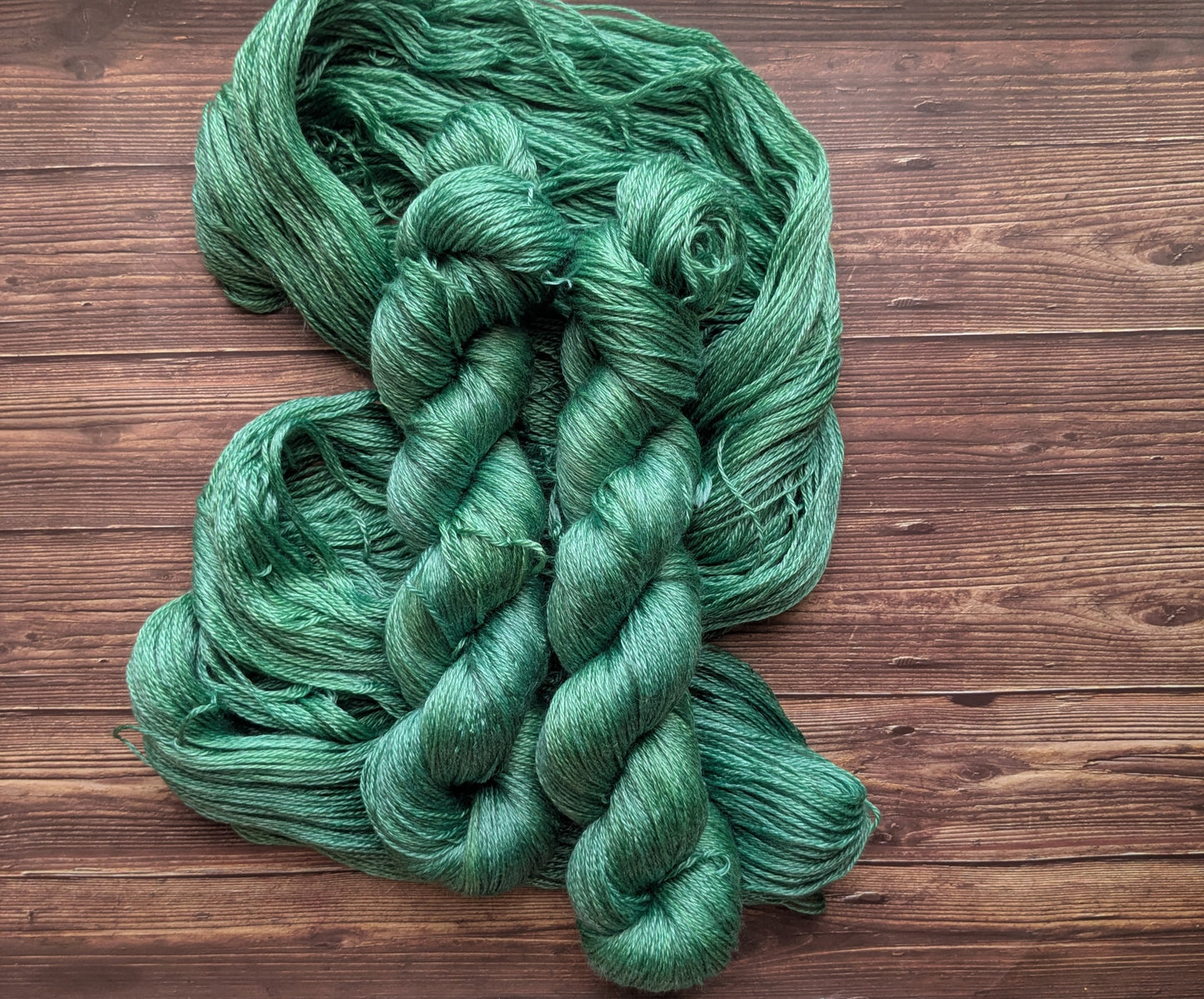 Echeveau Lyl Sunshine Tencel Merino – Fingering – Coloris Bambou/ Jungle