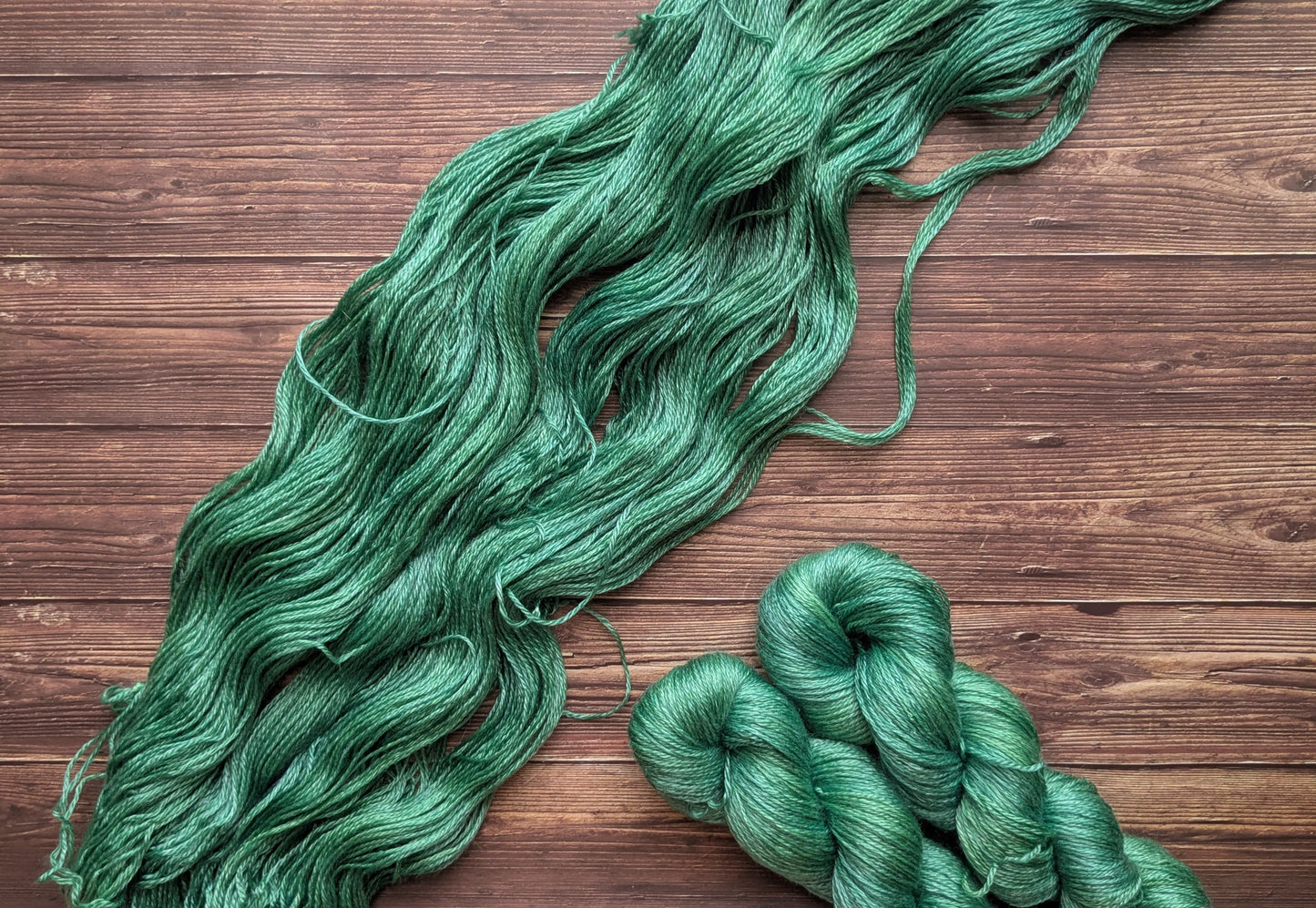 Echeveau Lyl Sunshine Tencel Merino – Fingering – Coloris Bambou/ Jungle