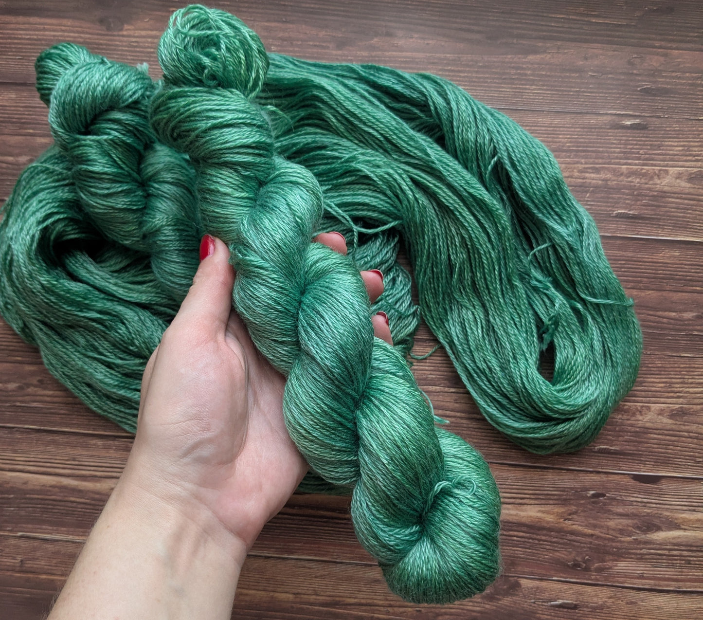 Echeveau Lyl Sunshine Tencel Merino – Fingering – Coloris Bambou/ Jungle