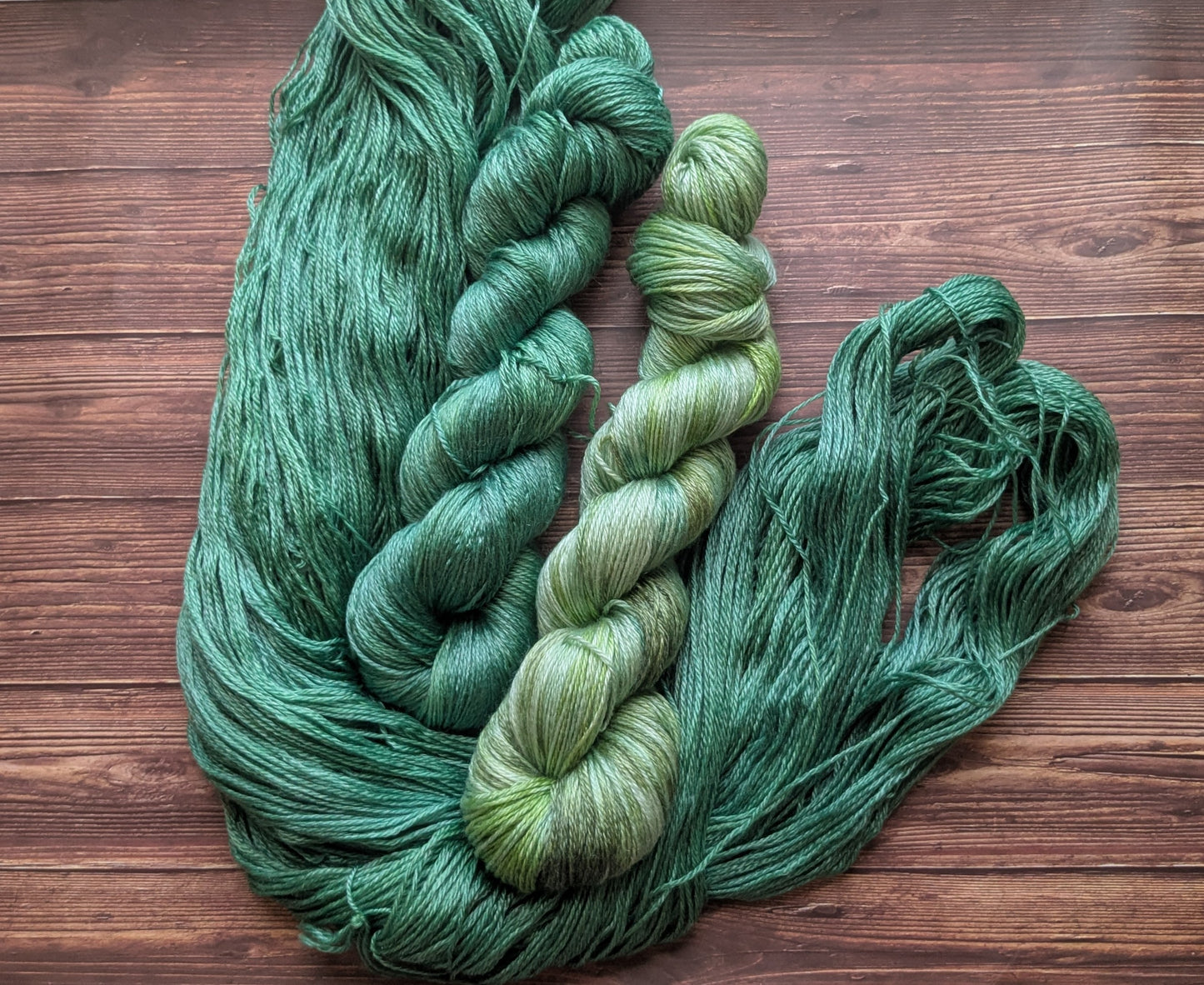 Echeveau Lyl Sunshine Tencel Merino – Fingering – Coloris Bambou/ Jungle