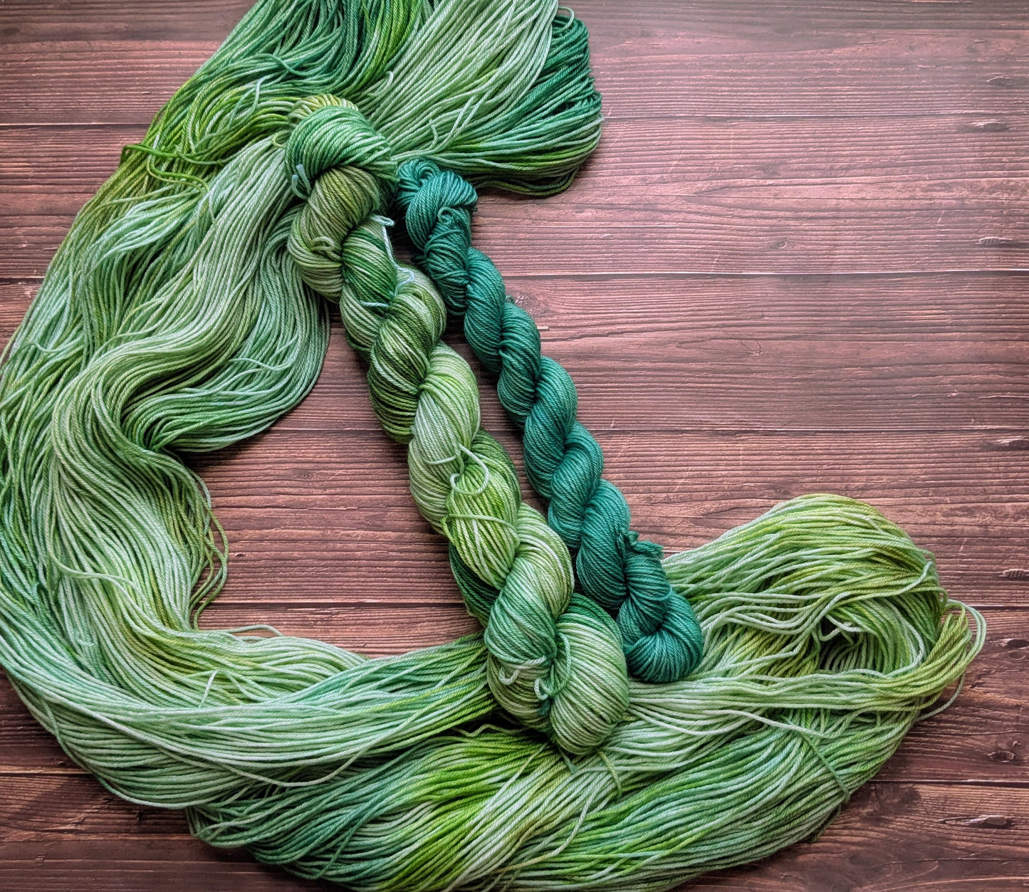 Kit chaussettes Lyl sock Merinos/nylon - fingering - Coloris Bambou/ Jungle
