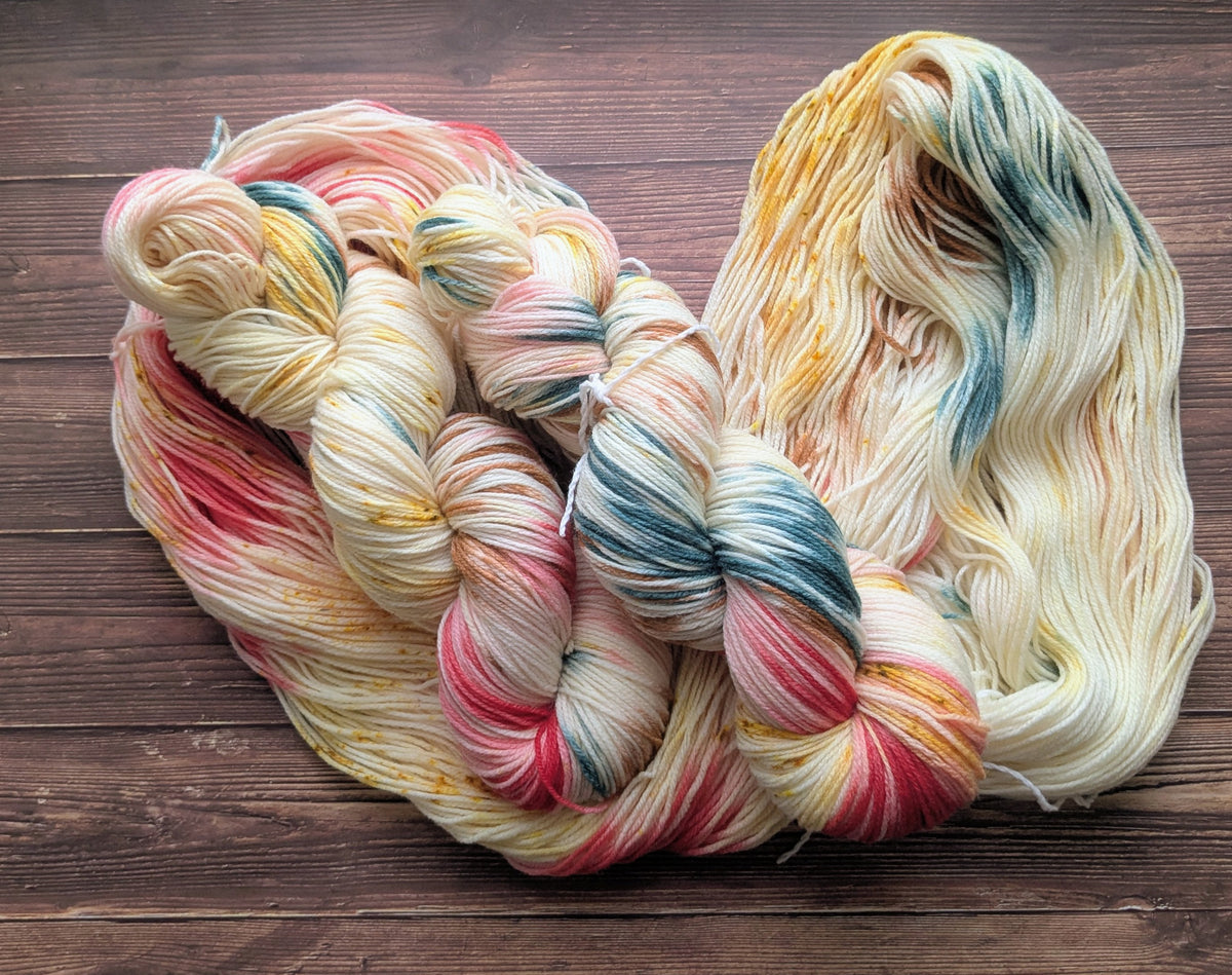 Echeveau Lyl Frenchy mérinos d'arles NSW – Fingering – Coloris Gingerbread Cookies