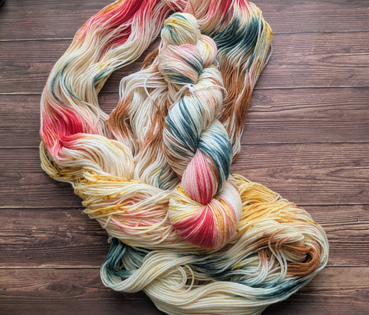 Echeveau Lyl Frenchy mérinos d'arles NSW – Fingering – Coloris Gingerbread Cookies