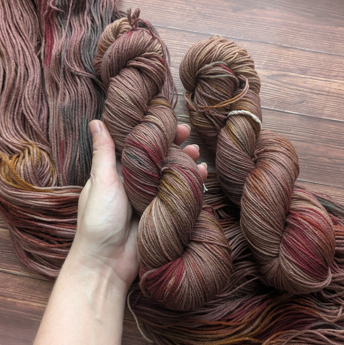 Echeveau Lyl Frenchy mérinos d'arles NSW – Fingering – Coloris Feuilles d'automne