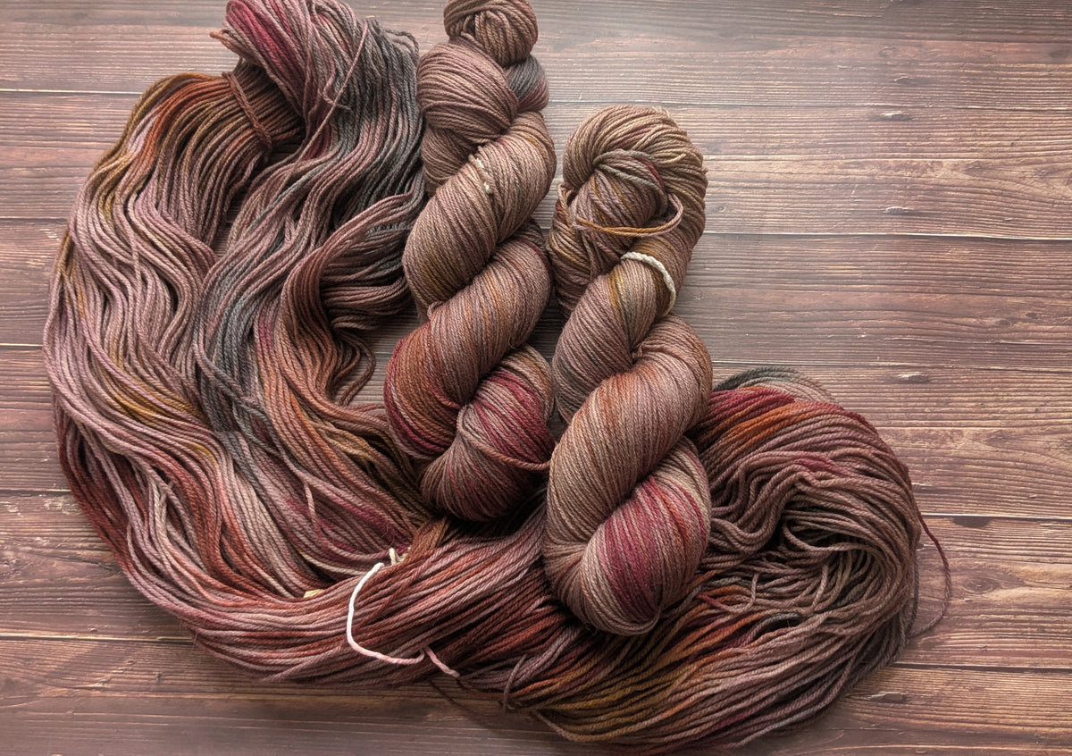 Echeveau Lyl Frenchy mérinos d'arles NSW – Fingering – Coloris Feuilles d'automne