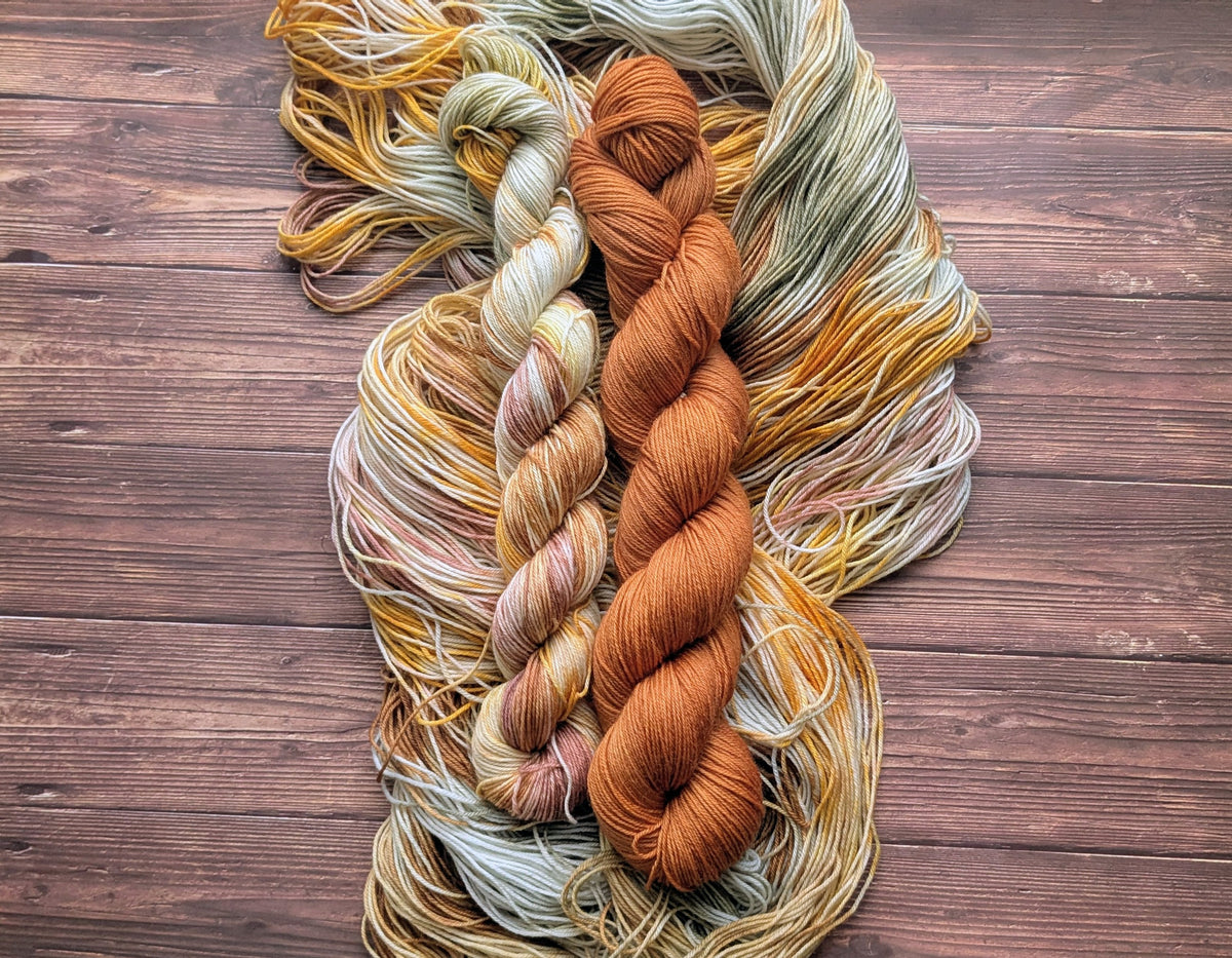 Coloris du mois de Aout - Ile de Bled - Kit chaussettes