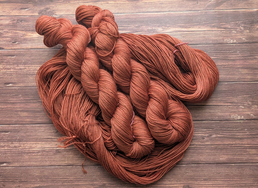 Echeveau Lyl Sock mérinos superwash nylon – Fingering – Coloris Cognac