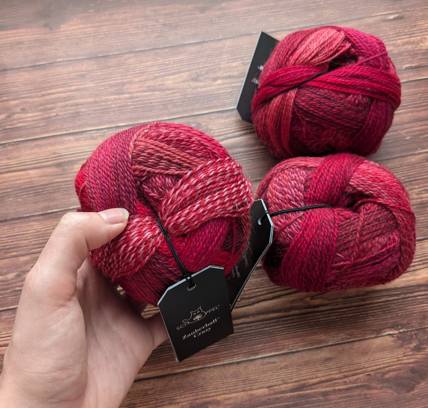 Crazy Zauberball – Schoppel Wolle - Coloris Red in a Suit 2620