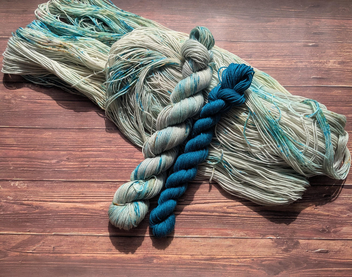 Kit laine chaussette Lyl Sock 50 gr + Lyl sock Mini - Falaises + Underwater