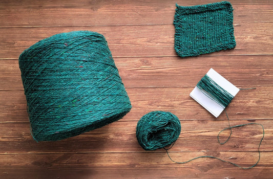 Donegal Tweed - Soft Donegal - Fingering - 5586 Jade