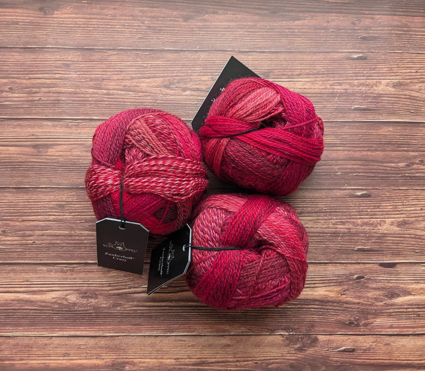 Crazy Zauberball – Schoppel Wolle - Coloris Red in a Suit 2620