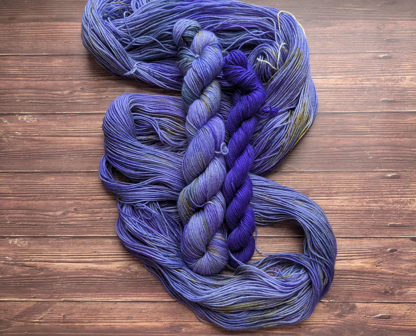 Kit laine chaussette Lyl Sock 50 gr + Lyl sock Mini - Violette + Iris