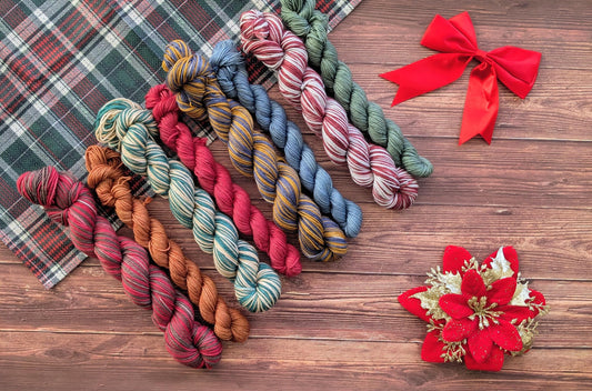 Kit laine autorayante chaussettes - Collection de Noel - Lyl Sock