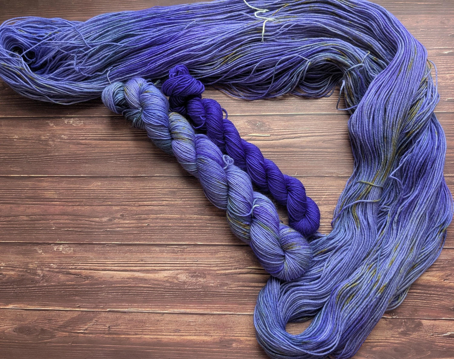 Kit laine chaussette Lyl Sock 50 gr + Lyl sock Mini - Violette + Iris