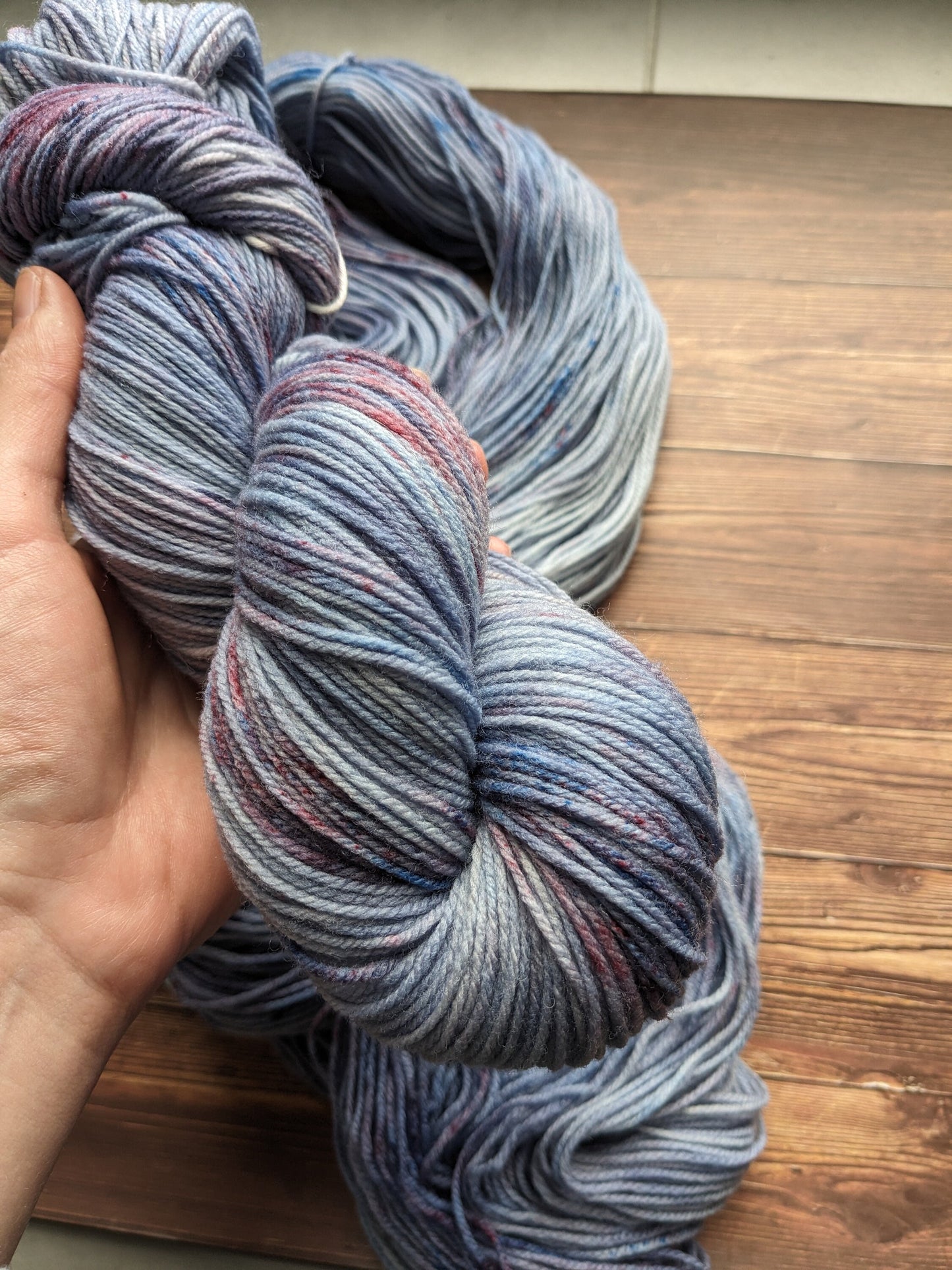 Echeveau Lyl Frenchy mérinos d'arles NSW – Fingering – Coloris Baies Givrées