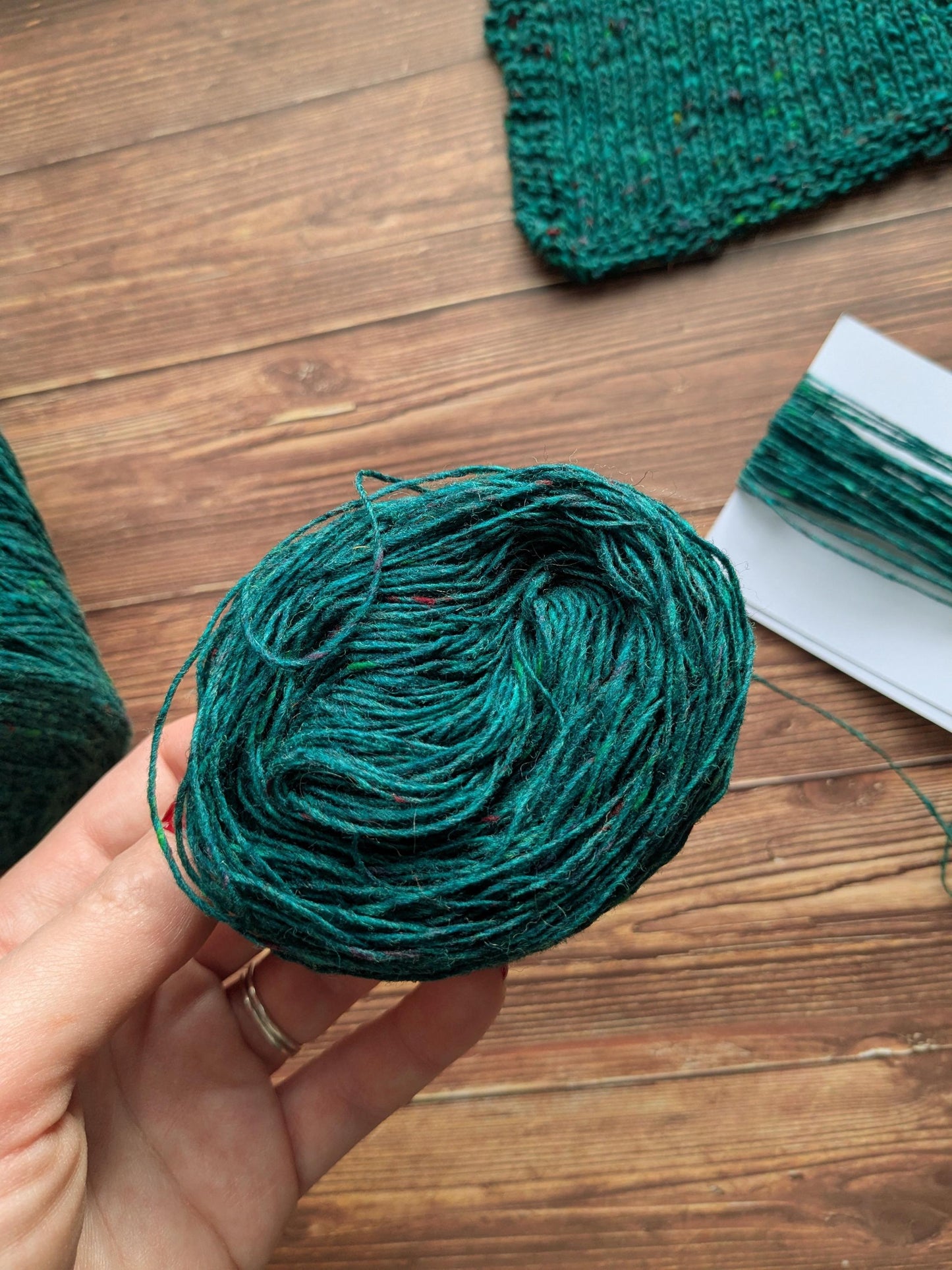 Donegal Tweed - Soft Donegal - Fingering - 5586 Jade