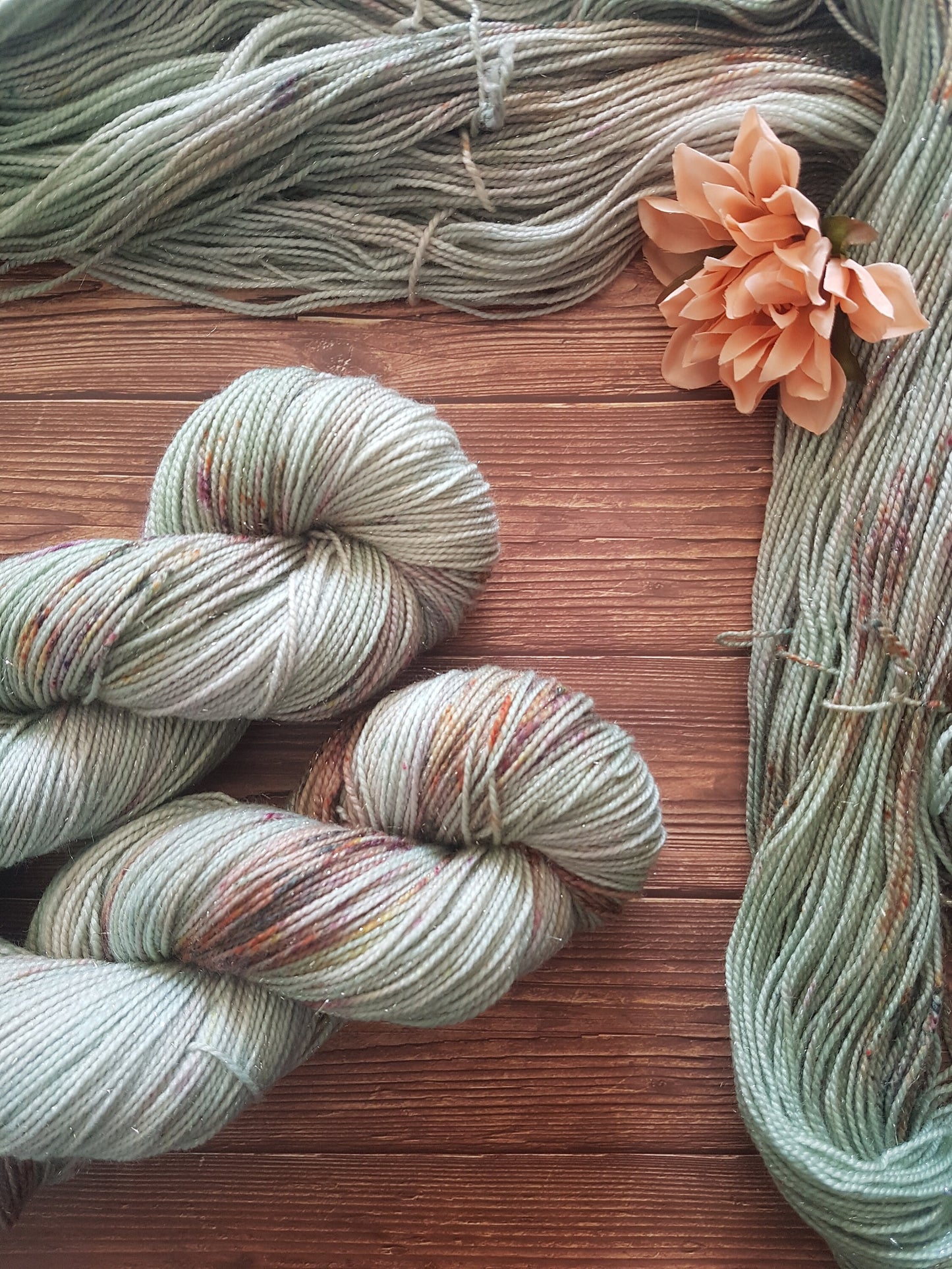 Echeveau Lyl Bling merinos superwash nylon stellina – Fingering Sock – Coloris Sidney
