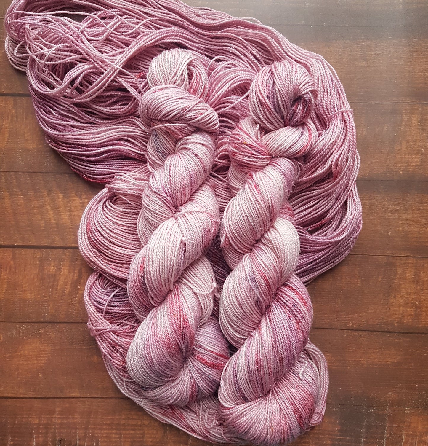 Echeveau Lyl Bling merinos superwash nylon stellina – Fingering Sock – Coloris Maman