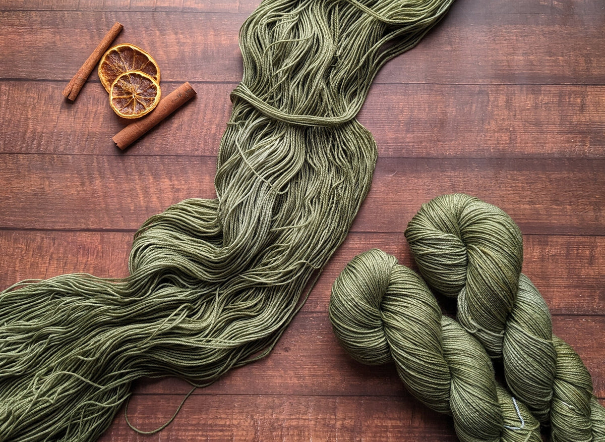 Echeveau Lyl Sock merinos superwash nylon – Fingering Sock – Coloris Sous-Bois