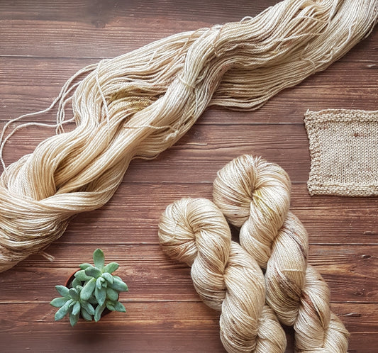 Echeveau Lyl Sunshine Tencel Merino – Fingering – Coloris Perdus dans le désert