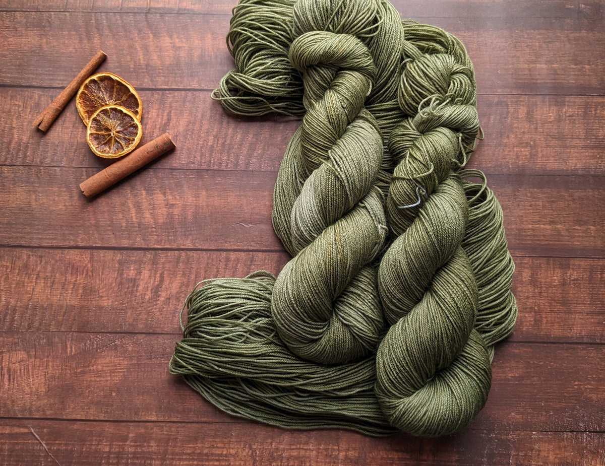 Echeveau Lyl Sock merinos superwash nylon – Fingering Sock – Coloris Sous-Bois
