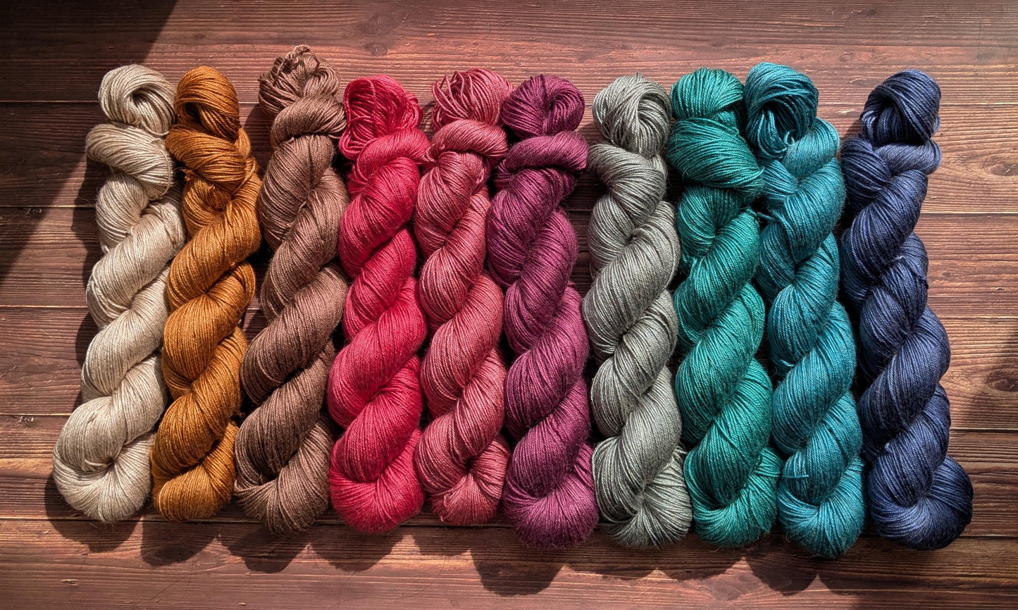 Précommande écheveaux Lyl Camel Silk - Soie Bébé Chameau - Fingering