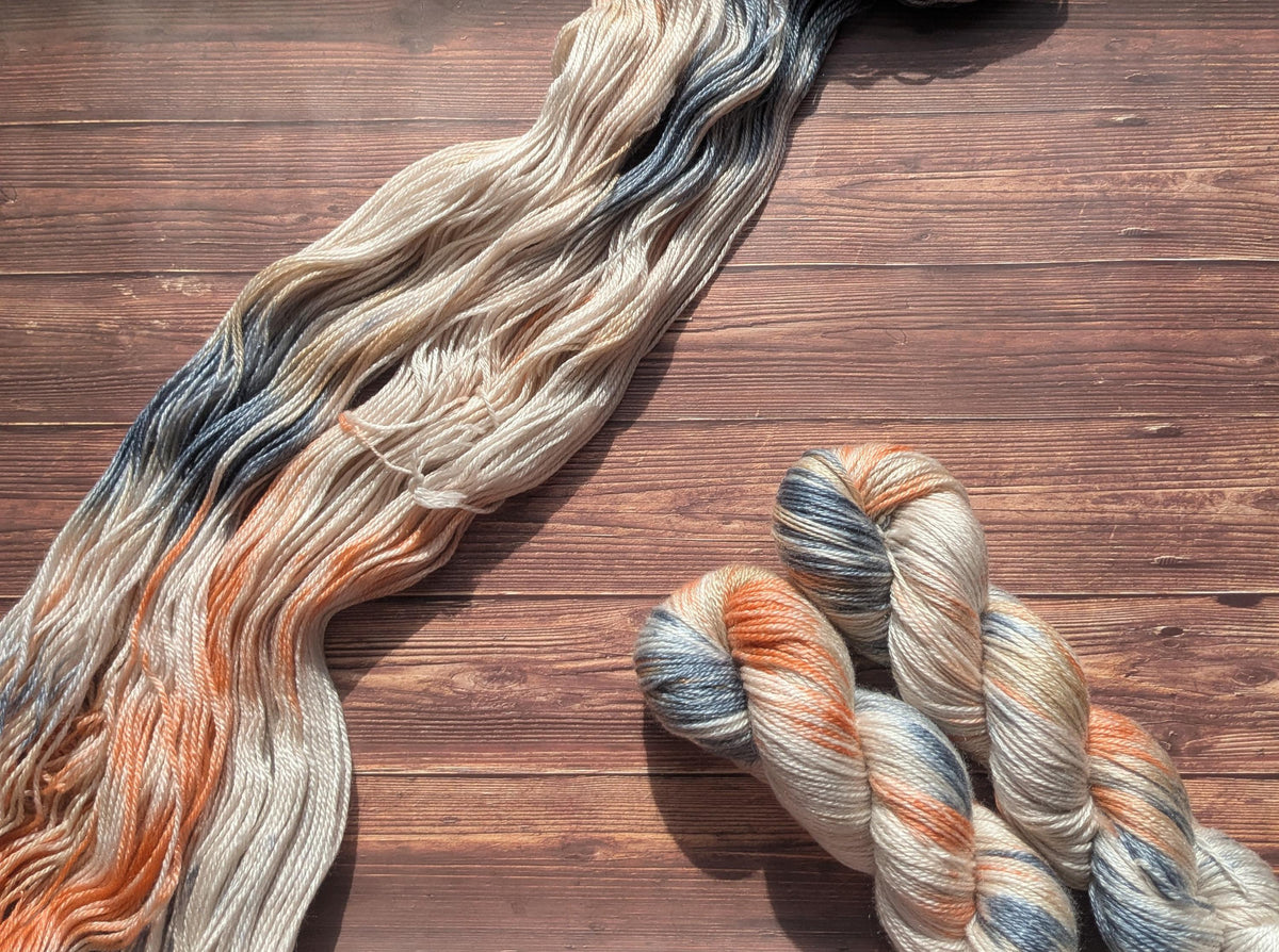 Echeveau Lyl Sunshine mérinos tencel – Fingering – Coloris Le Phare
