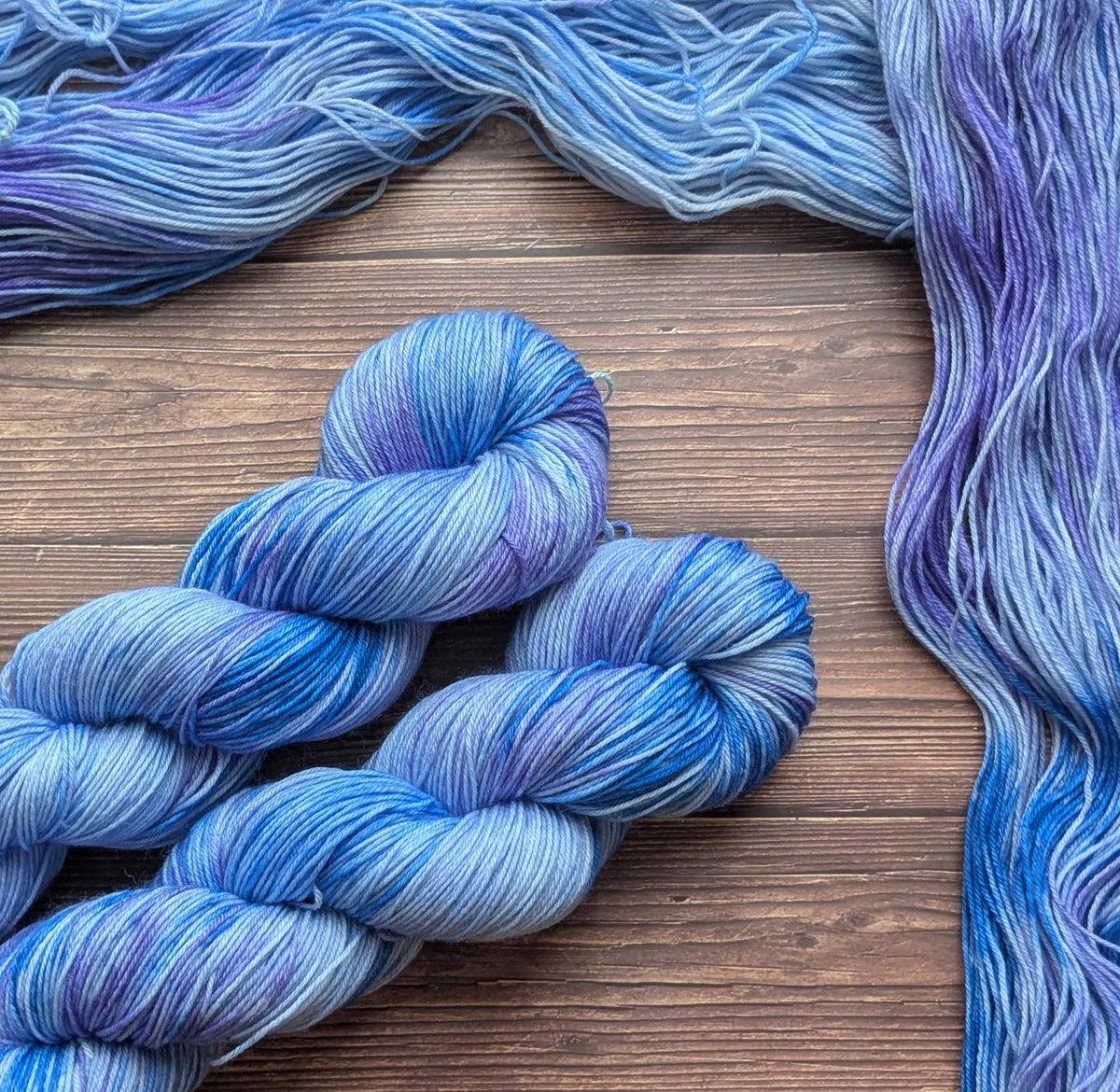 Echeveau Lyl Sock mérinos superwash nylon – Fingering – Coloris Delphinium