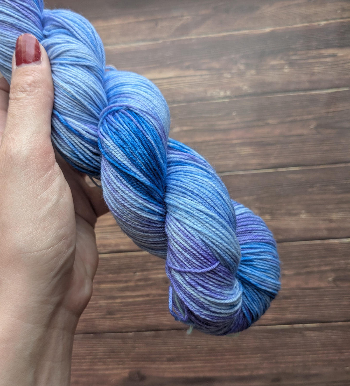 Echeveau Lyl Sock mérinos superwash nylon – Fingering – Coloris Delphinium