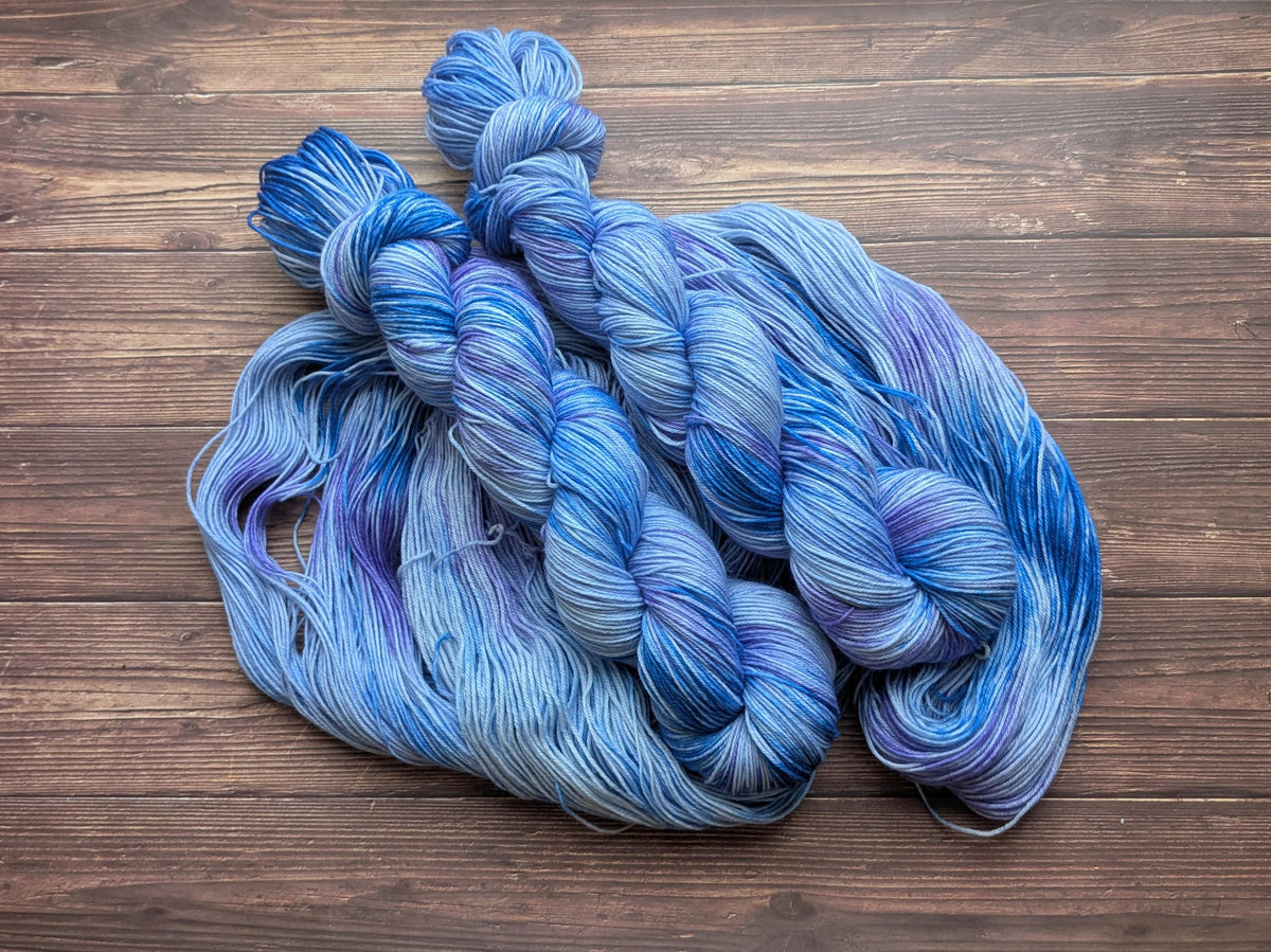 Echeveau Lyl Sock mérinos superwash nylon – Fingering – Coloris Delphinium