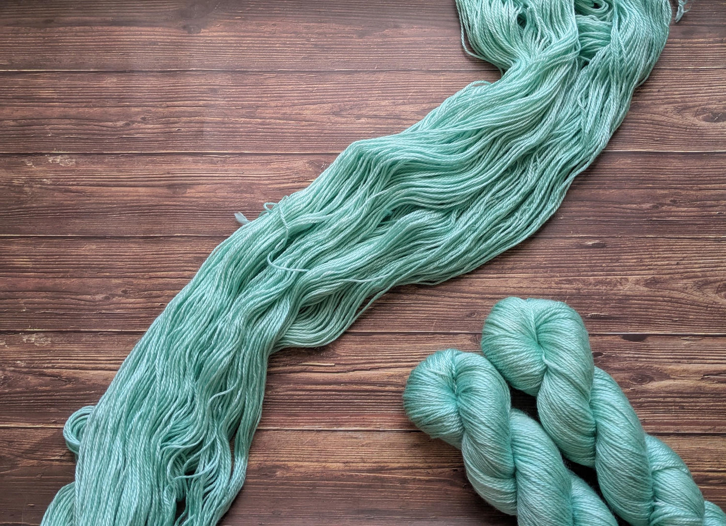 Echeveau Lyl Sunshine Tencel Merino – Fingering – Coloris Verre de Mer