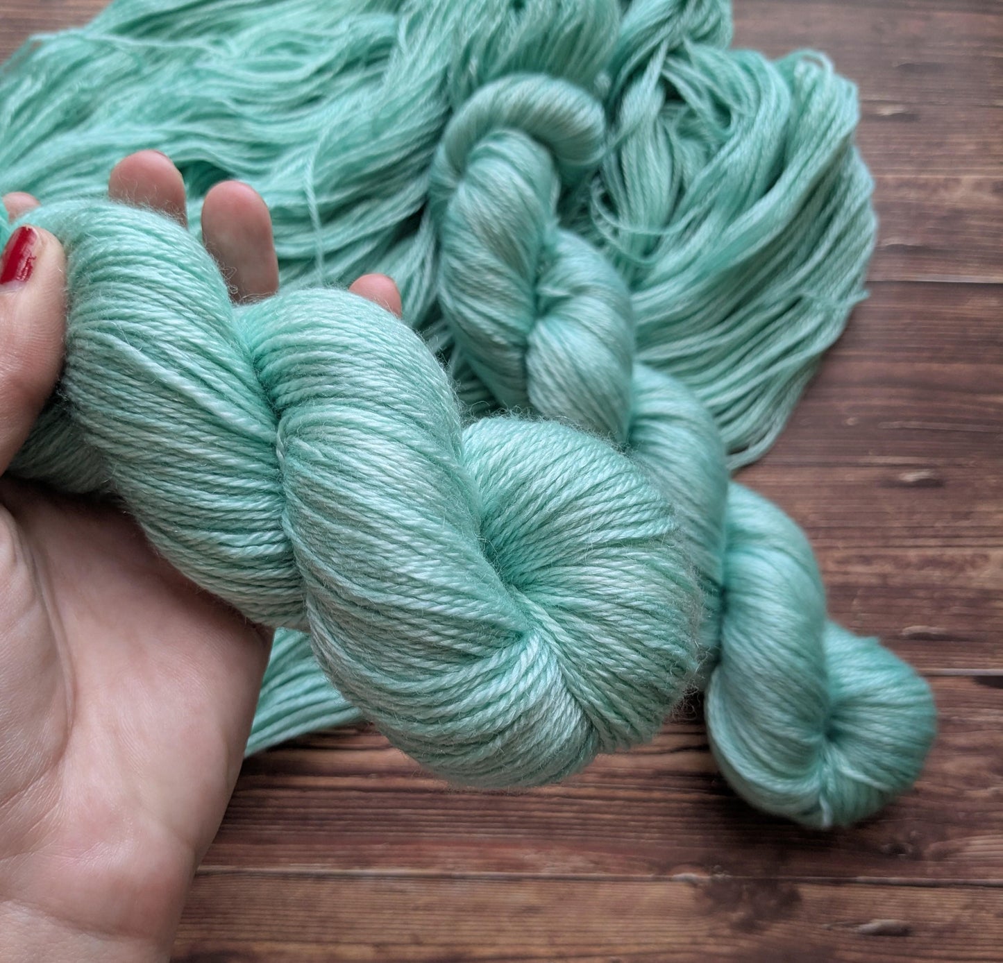 Echeveau Lyl Sunshine Tencel Merino – Fingering – Coloris Verre de Mer