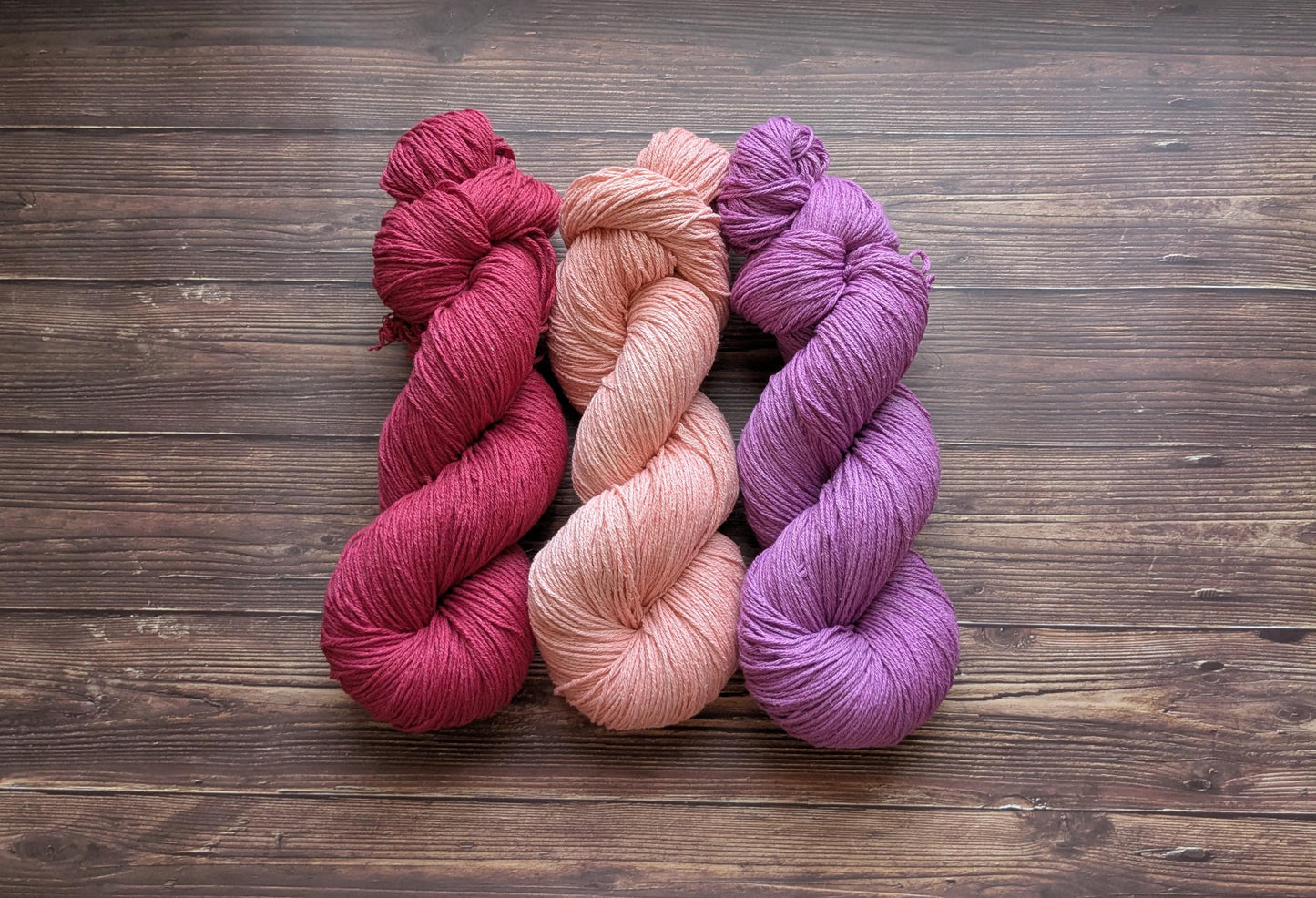 Echeveau Lyl Natural Silk bourette de soie - Fingering - Coloris Orchidée (avec defauts)