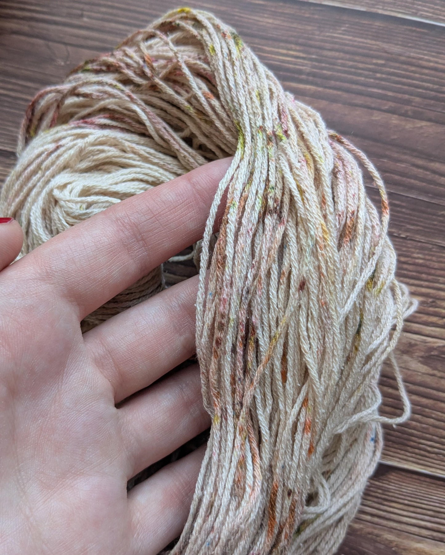 Echeveau Lyl Natural Silk bourette de soie - Fingering - Coloris Perdus dans le désert
