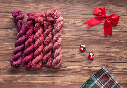 Kit écheveau 50 grs - Collection fade Fleuri - Lyl Sock - minis